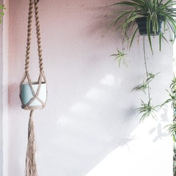 Half Spiral Jute Hanging