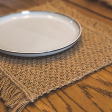 Square Jute Table Mat - 2