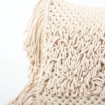 Curly Macrame Cushion - 2