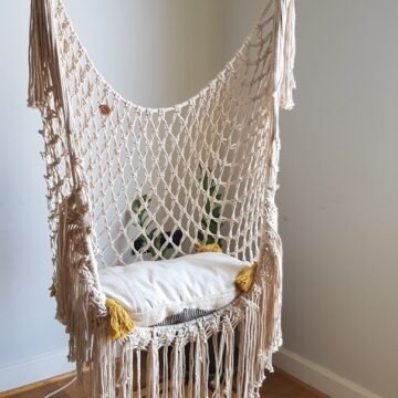 Net With Metal Macrame Swing