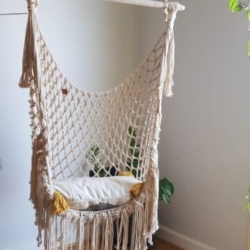 Net With Metal Macrame Swing - 2