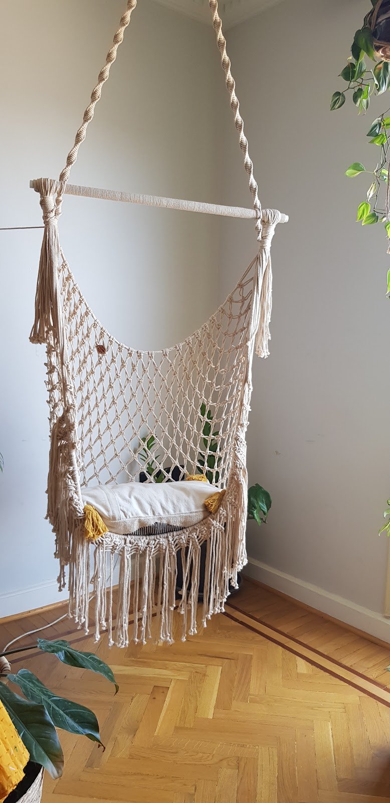 Net With Metal Macrame Swing - 2
