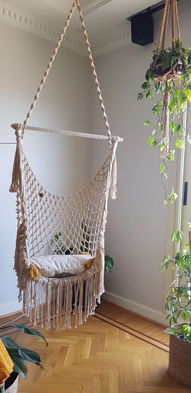 Net With Metal Macrame Swing - 3