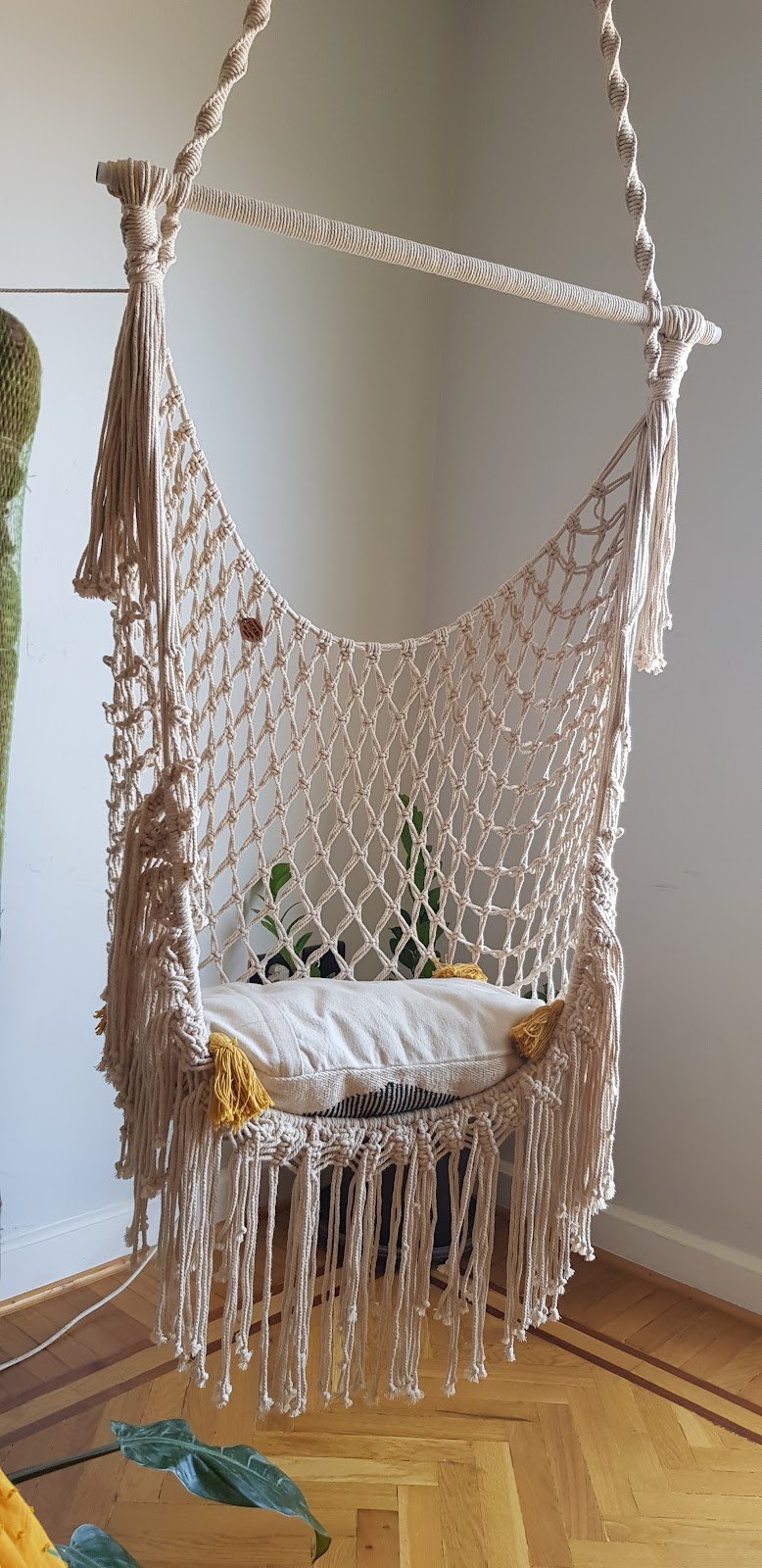 Net With Metal Macrame Swing - 4