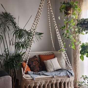 Rectangle Macrame Swing
