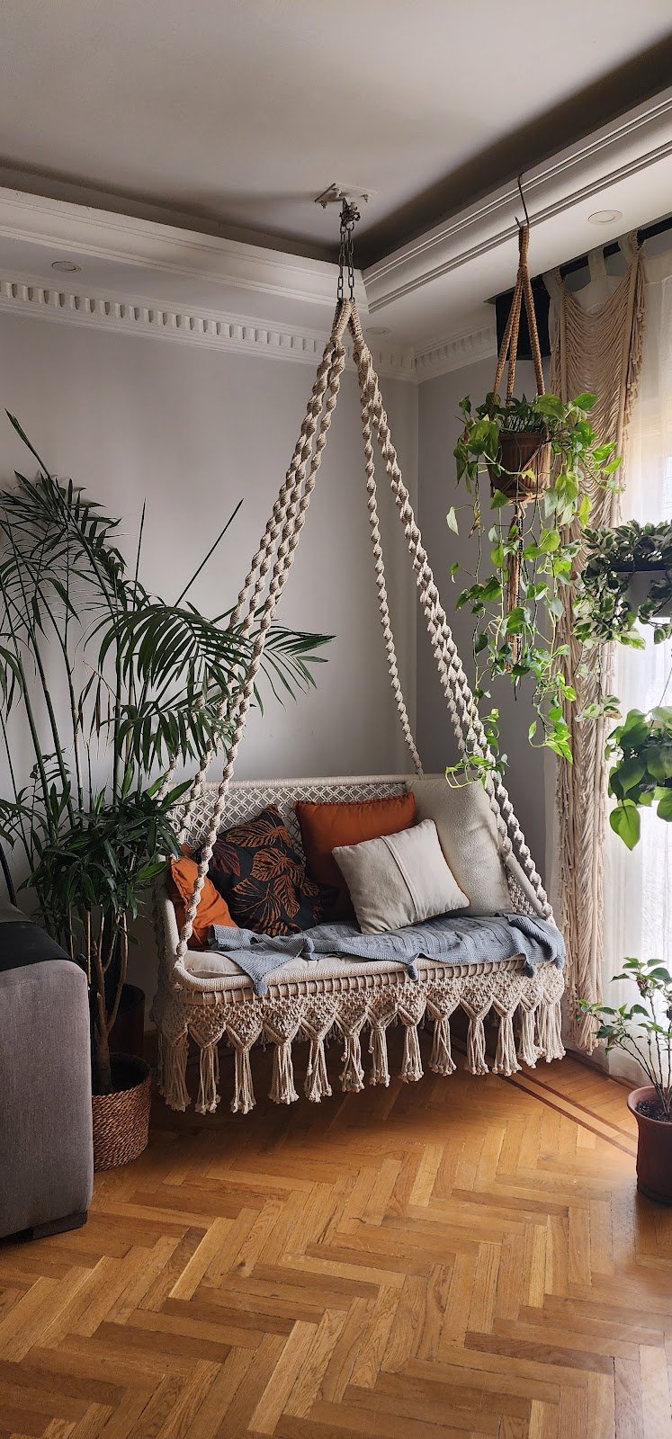 Rectangle Macrame Swing