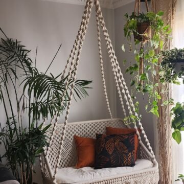 Rectangle Macrame Swing - 2