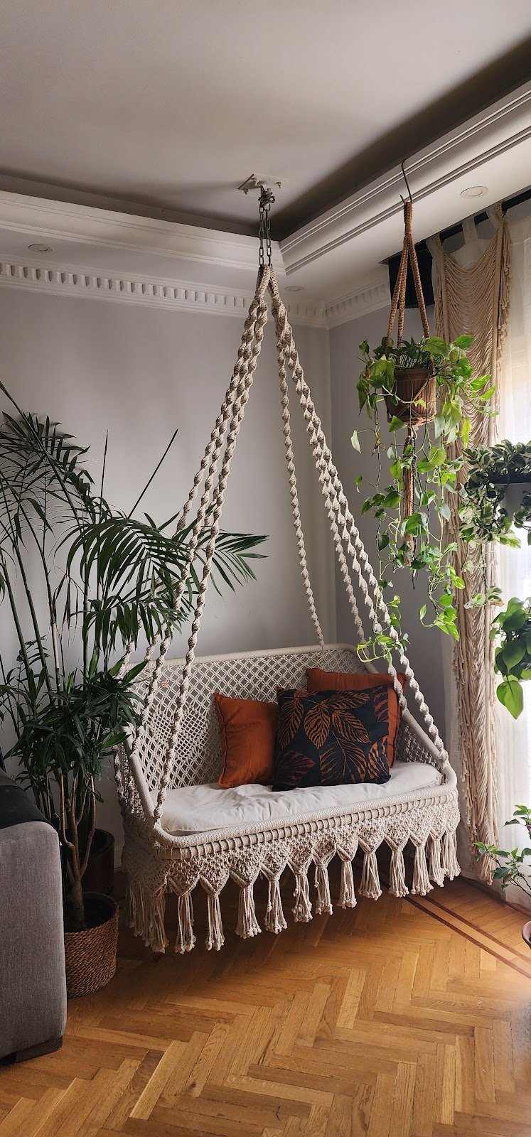 Rectangle Macrame Swing - 2