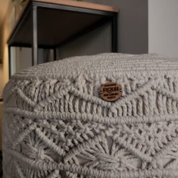 Macrame Pouf ROU-S27 - 2