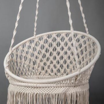 X Circle Macrame Swing