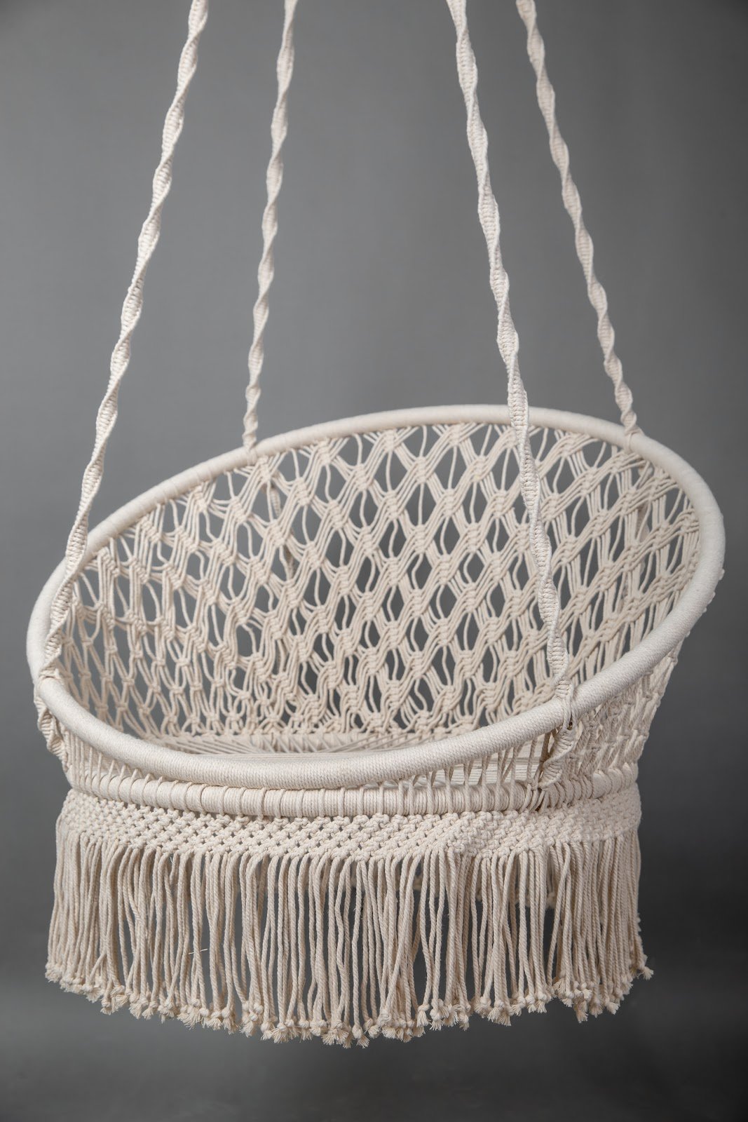 X Circle Macrame Swing